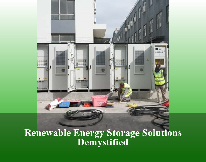 Renewable Energy Storage Solutions Demystified
